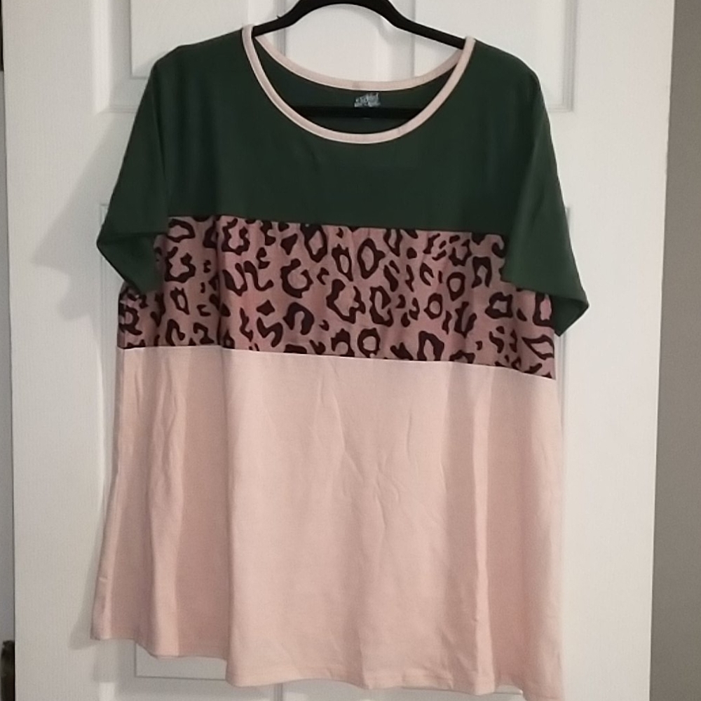Tickled Teal Striped Tee